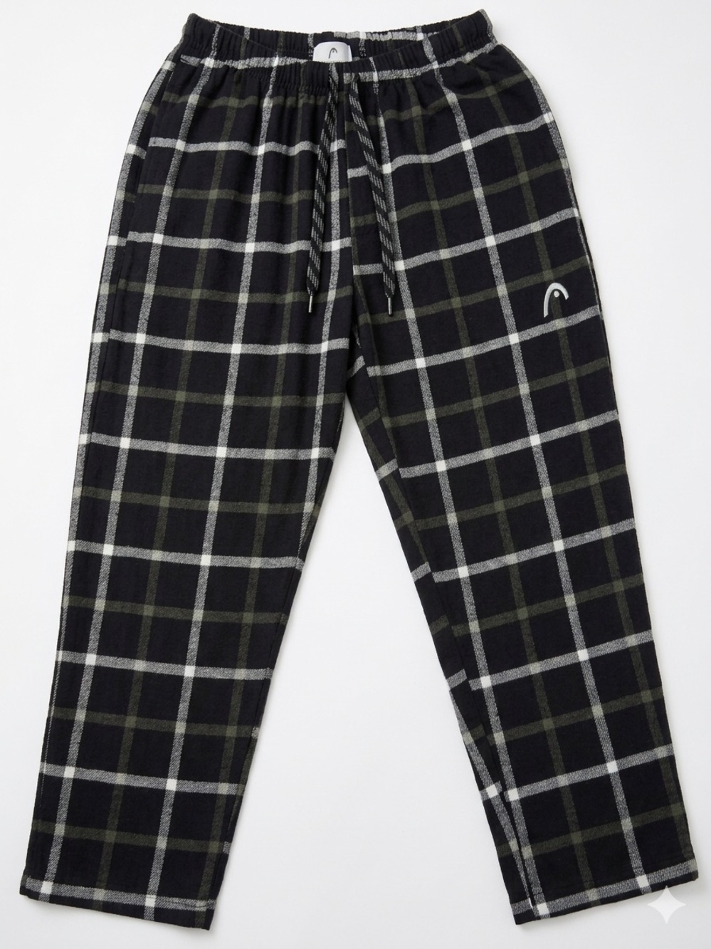 Men’s  Head Black & White Plaid Lounge Pants